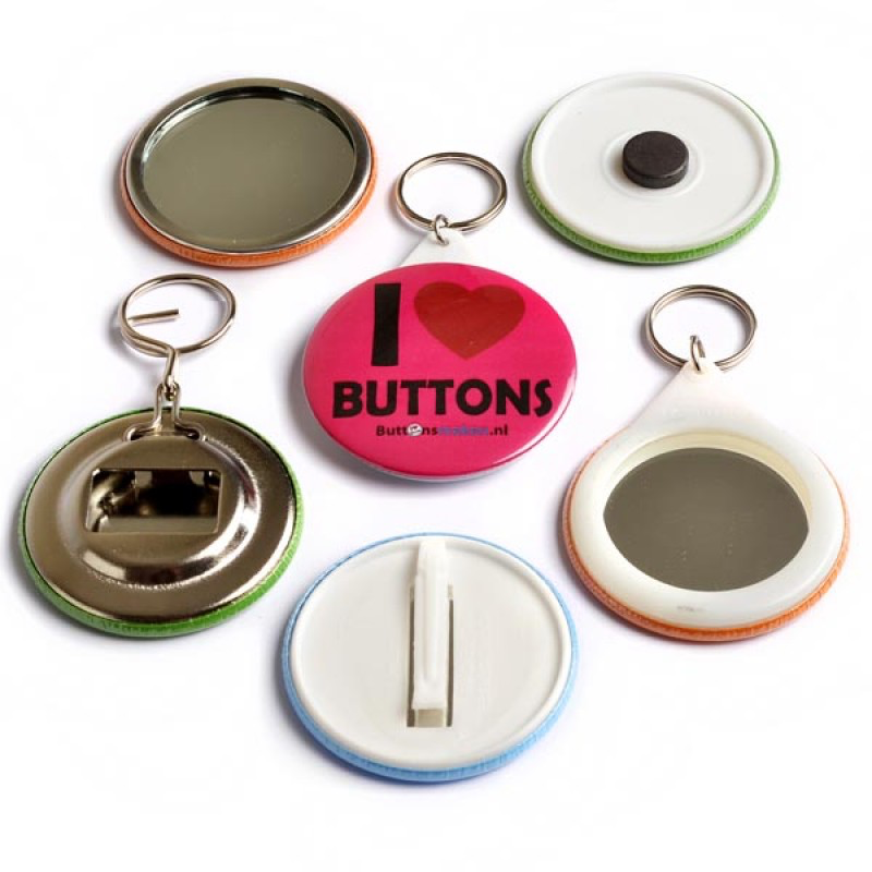 Specials button pakket 56mm (50 stuks per soort)