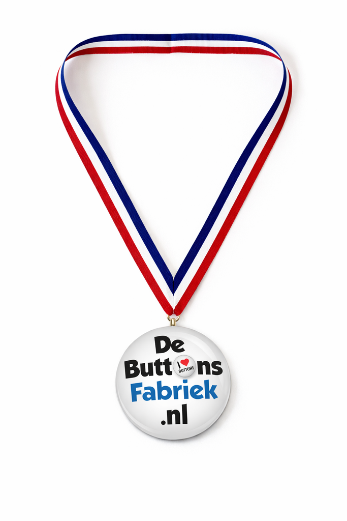 45mm Medaille button met eigen ontwerp